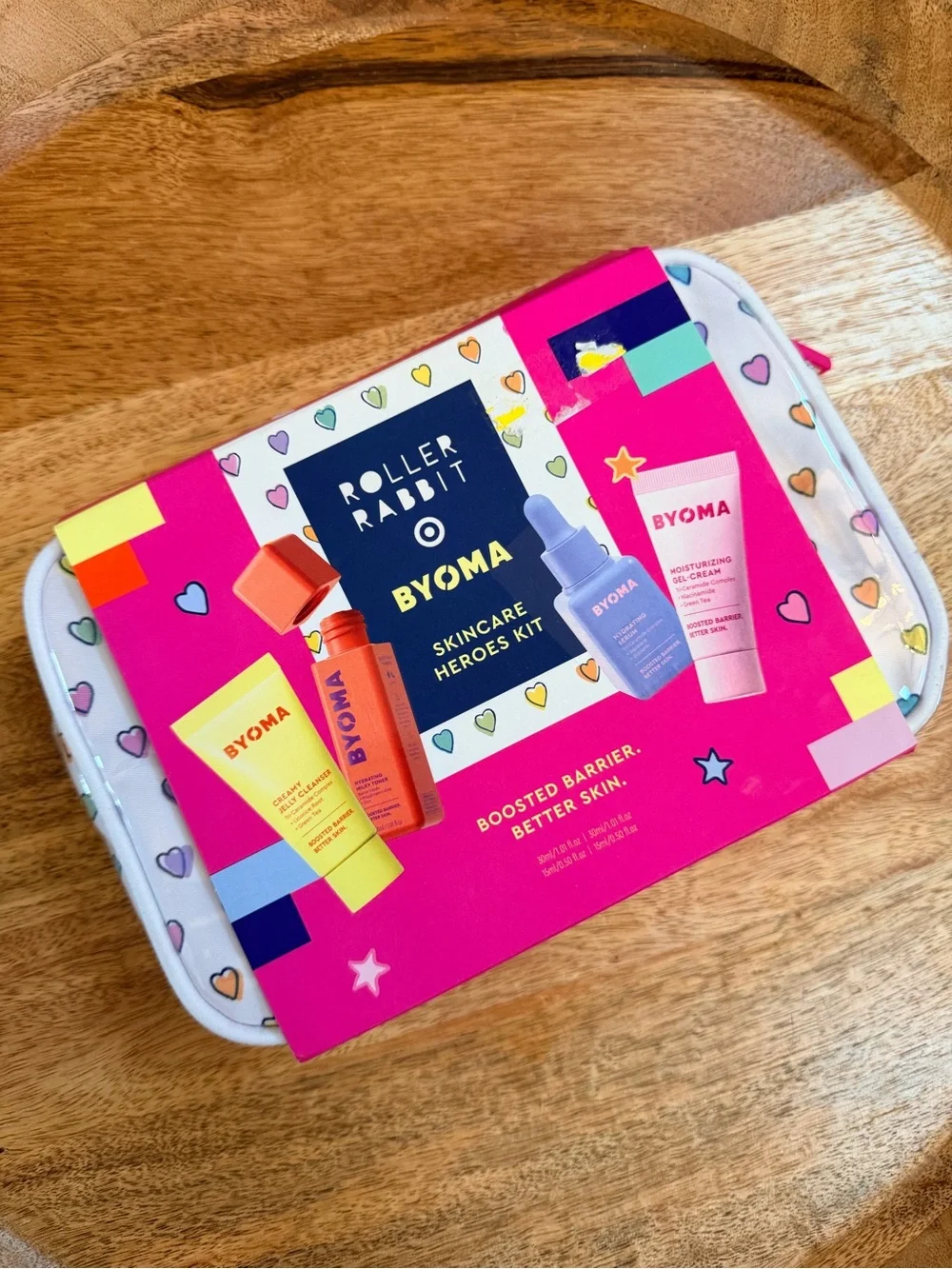 NIB Roller Rabbit x BYOMA Skincare Heroes Kit – Disco Hearts 💕